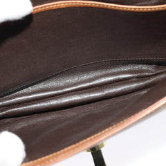 Gucci Vintage Flap Crossbody Bag Leather