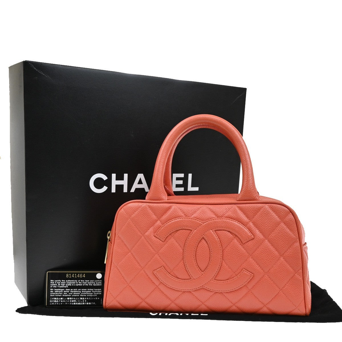 Chanel Timeless CC Bowler Bag Quilted Leather