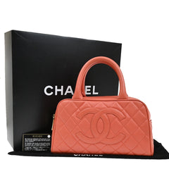 Chanel Timeless CC Bowler Bag Quilted Leather