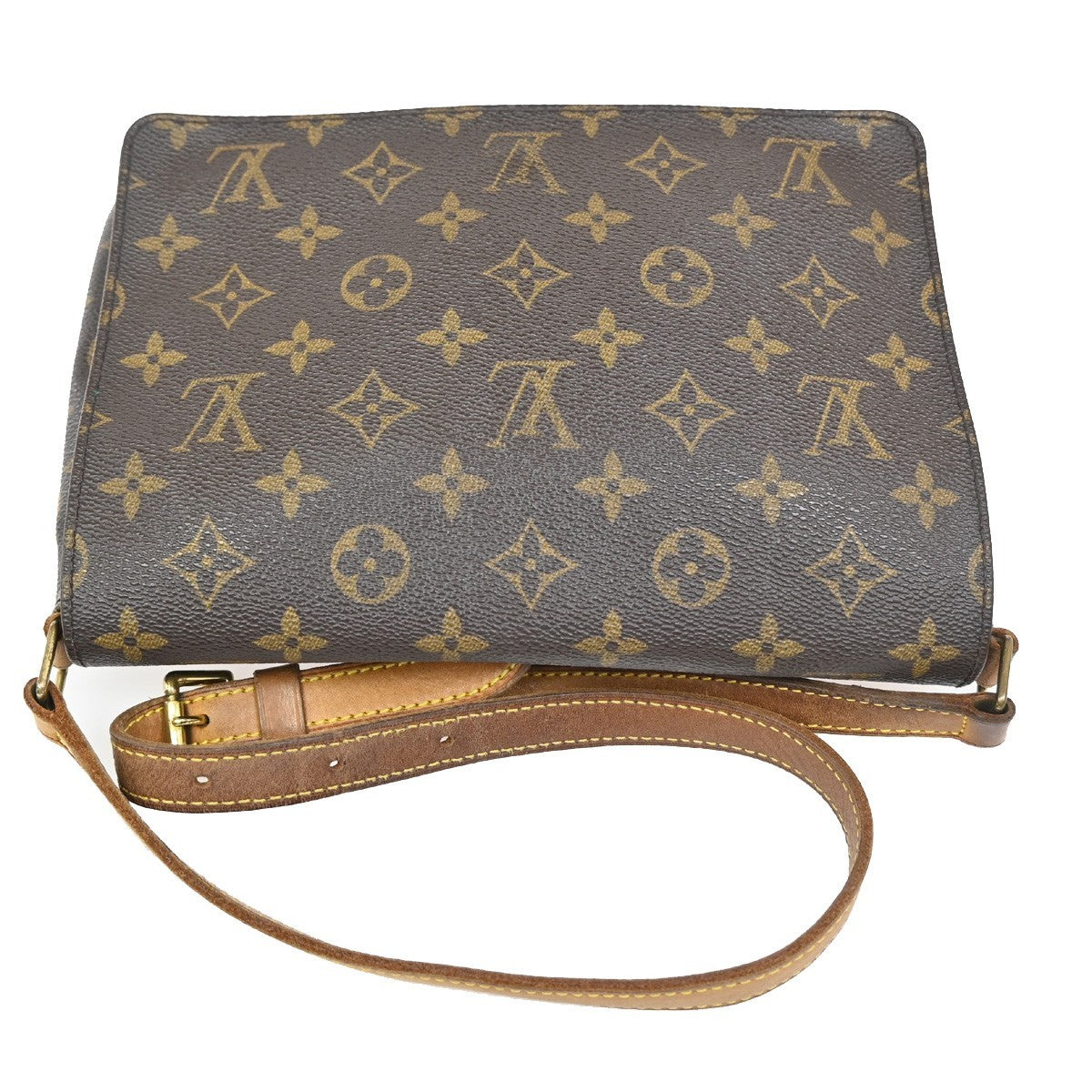 Louis Vuitton Musette Tango Handbag Monogram Canvas