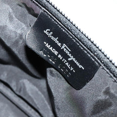 Salvatore Ferragamo Vintage Gancini Pochette Leather