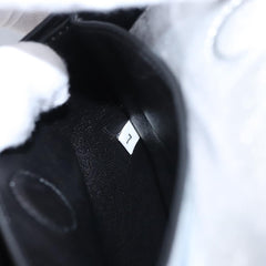 Prada Double Turn Lock Shoulder Bag Leather