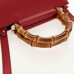 Gucci Nymphaea Top Handle Bag Leather