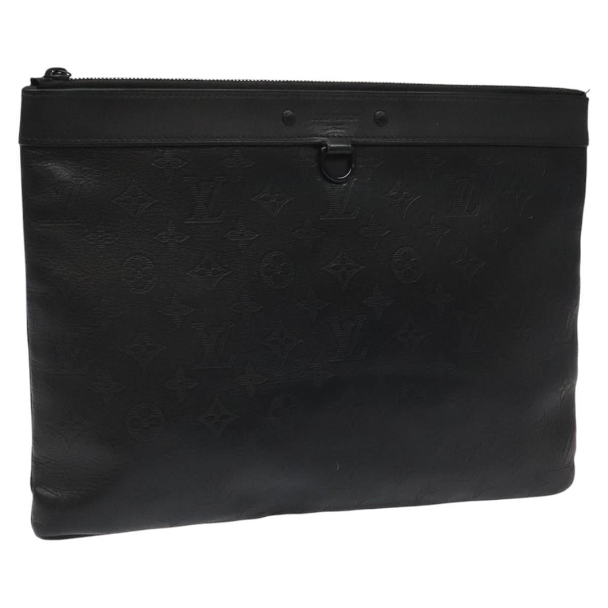 Louis Vuitton Discovery Pochette Monogram Shadow Leather