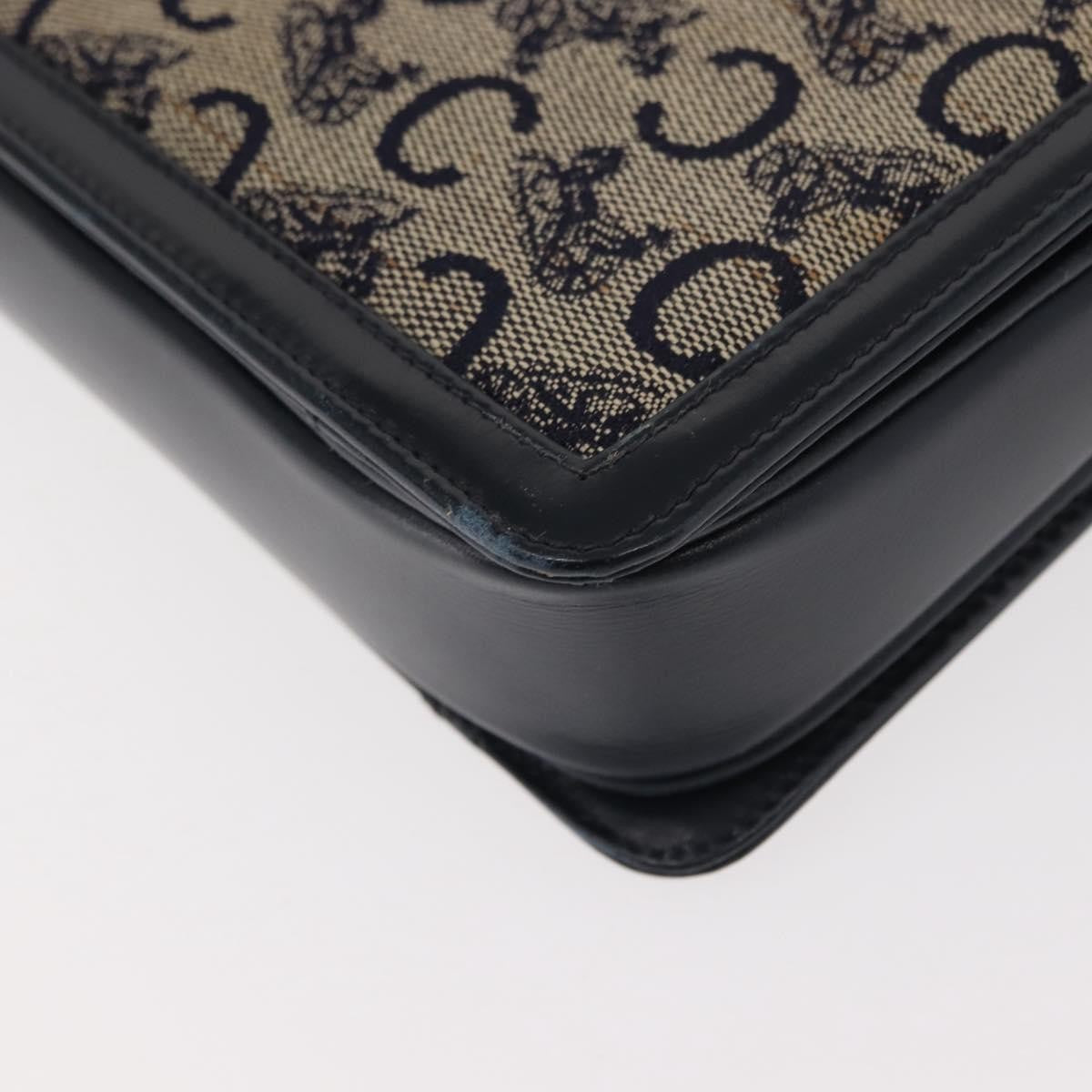 Celine C Sulky Shoulder bag Canvas and Leather