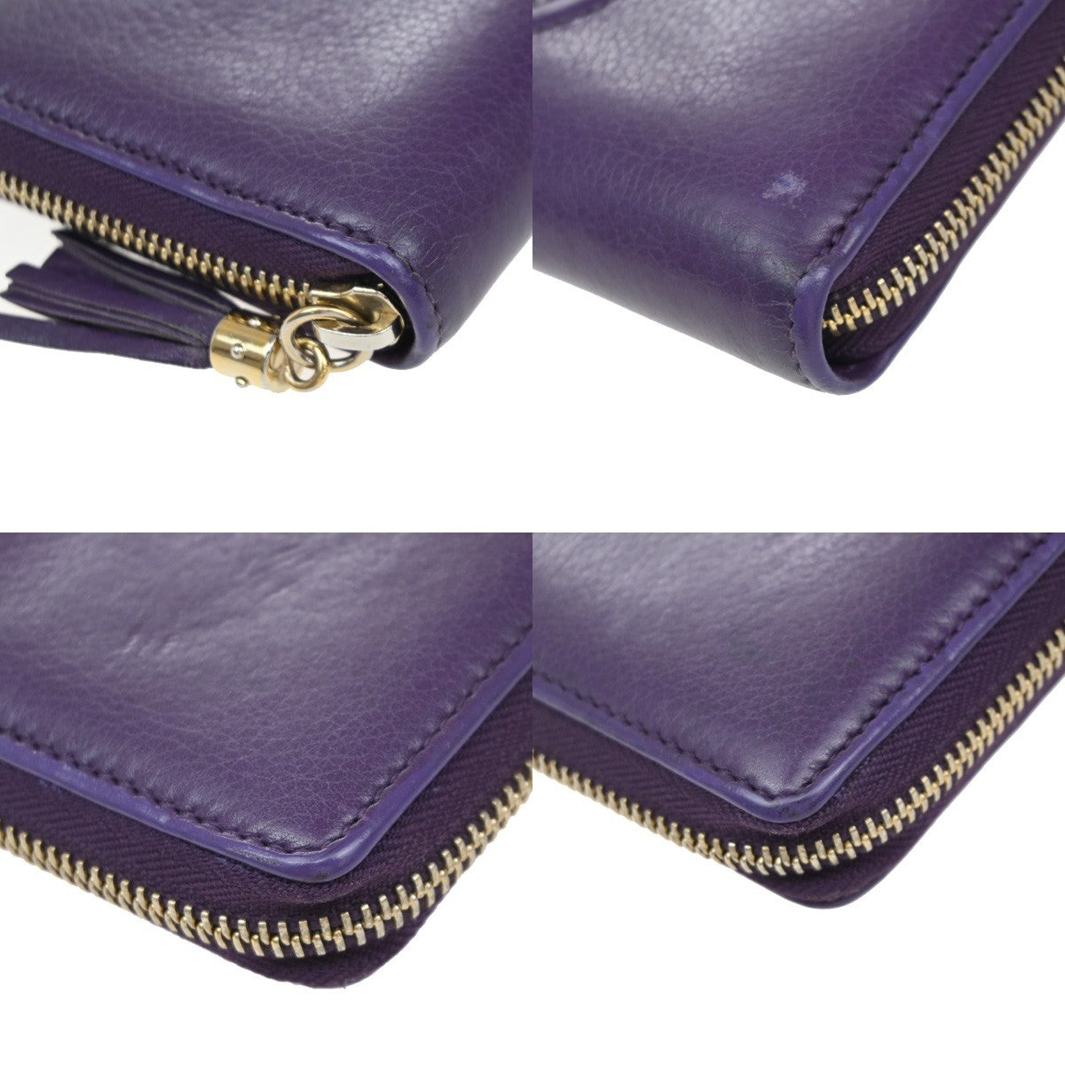 Gucci Soho Zip Around Wallet Leather