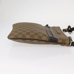 Gucci Flat Messenger Bag GG Coated Canvas