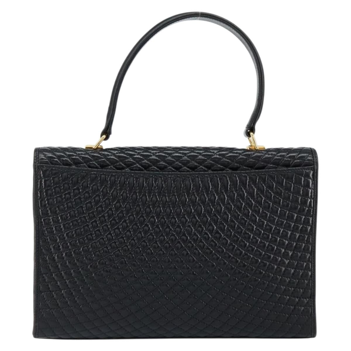 Bally Vintage Handbag Quilted Leather