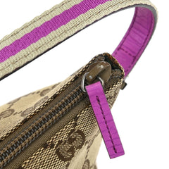 Gucci Vintage Boat Pochette GG Canvas