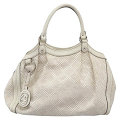 Gucci Sukey Tote Diamante Woven Raffia