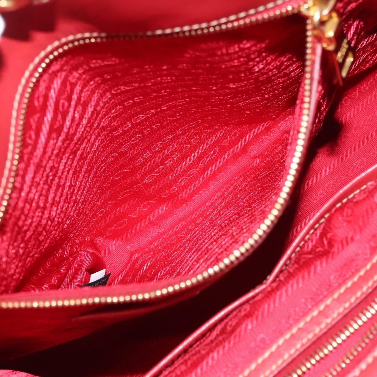 Prada Convertible Tote Canvas and Saffiano Leather