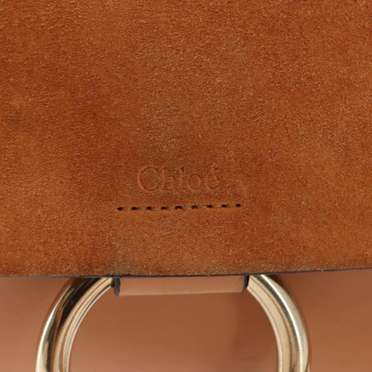 Chloe Faye Shoulder Bag Leather and Suede