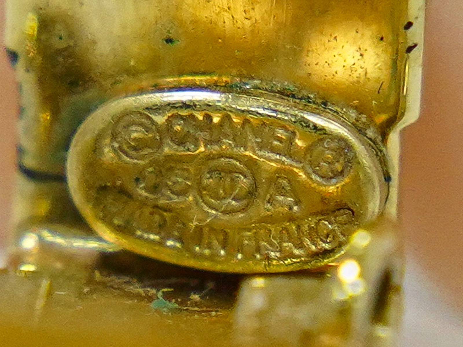 Chanel Vintage CC Flower Clip-On Earrings Metal