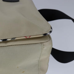 Burberry Vintage Crossbody Bag House Check Coated Canvas