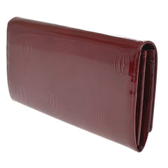 Cartier Happy Birthday Long Wallet Patent leather