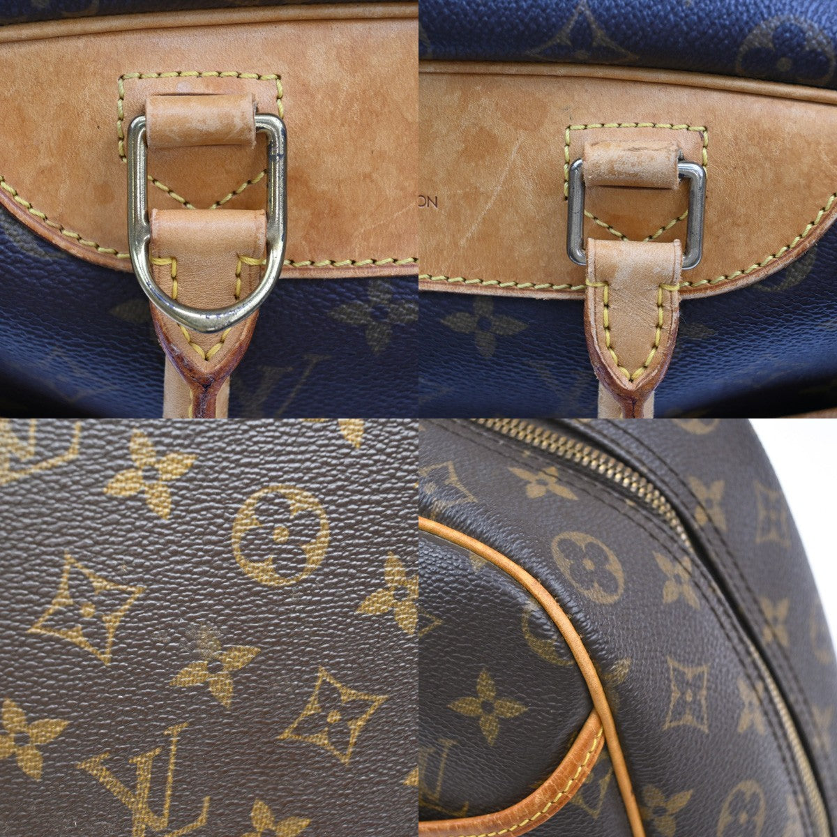Louis Vuitton Deauville Handbag Monogram Canvas