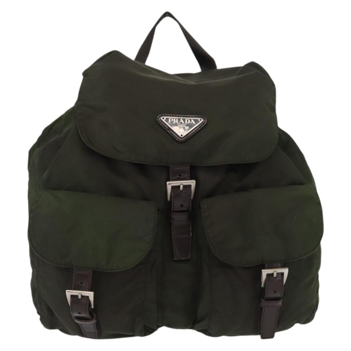 Prada Double Front Pocket Backpack Tessuto