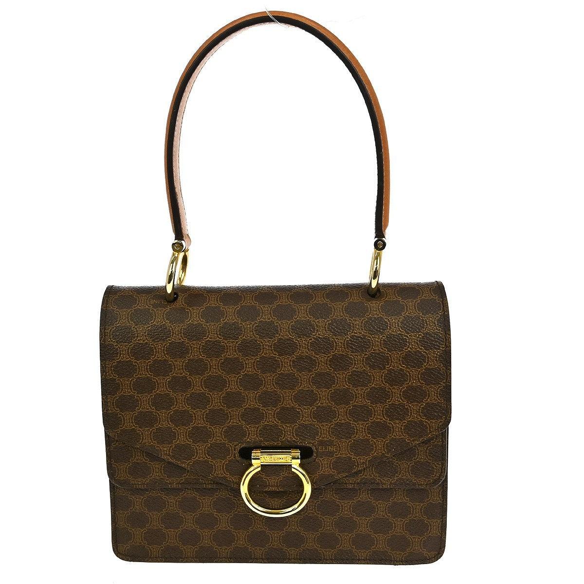 Celine Triomphe vintage handbag Macadam canvas