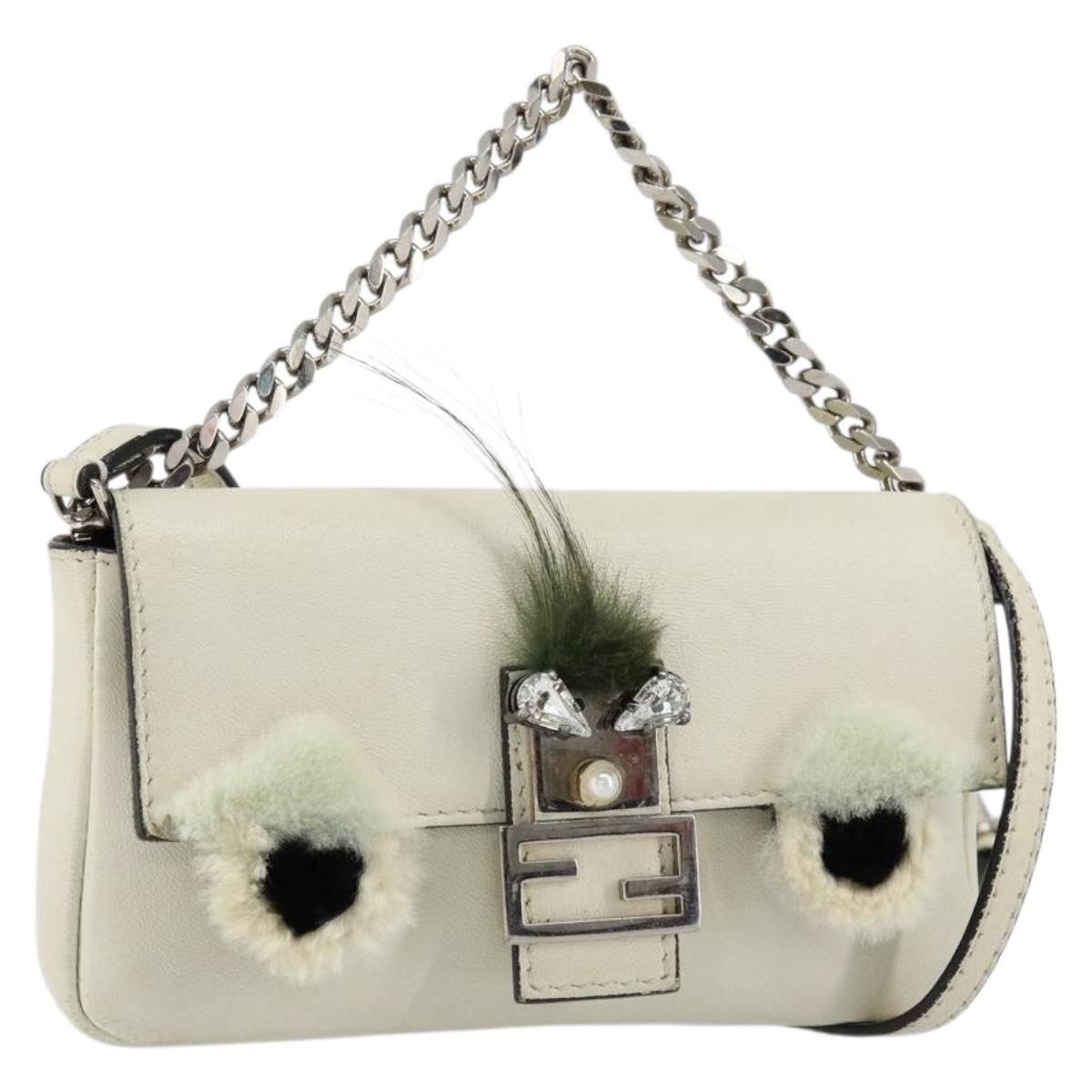 Fendi Monster Baguette Leather