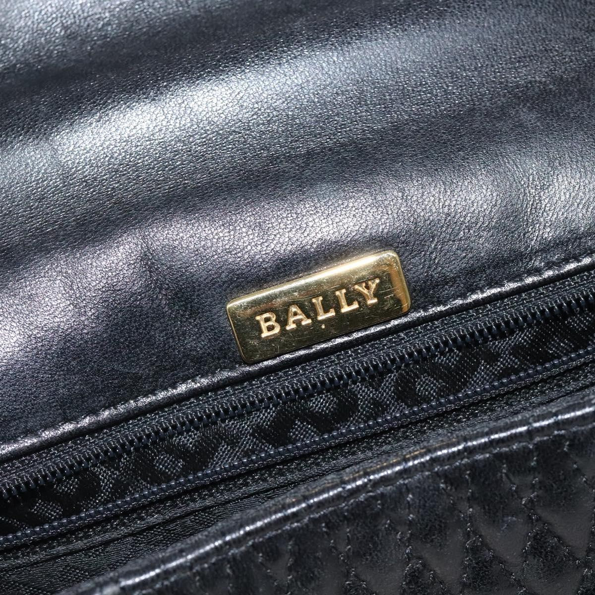 Bally Vintage Flap Handbag Quilted Leather