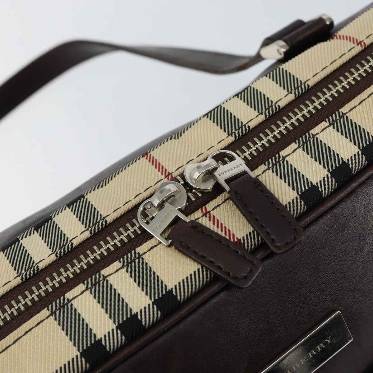 Burberry Nova Check Tote Canvas and Leather