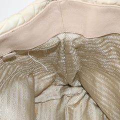 Prada Chain Front Zip Tote Quilted Tessuto