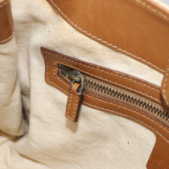 Gucci Vintage Bamboo Handle Bag Canvas