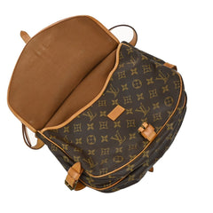 Louis Vuitton Saumur Handbag Monogram Canvas