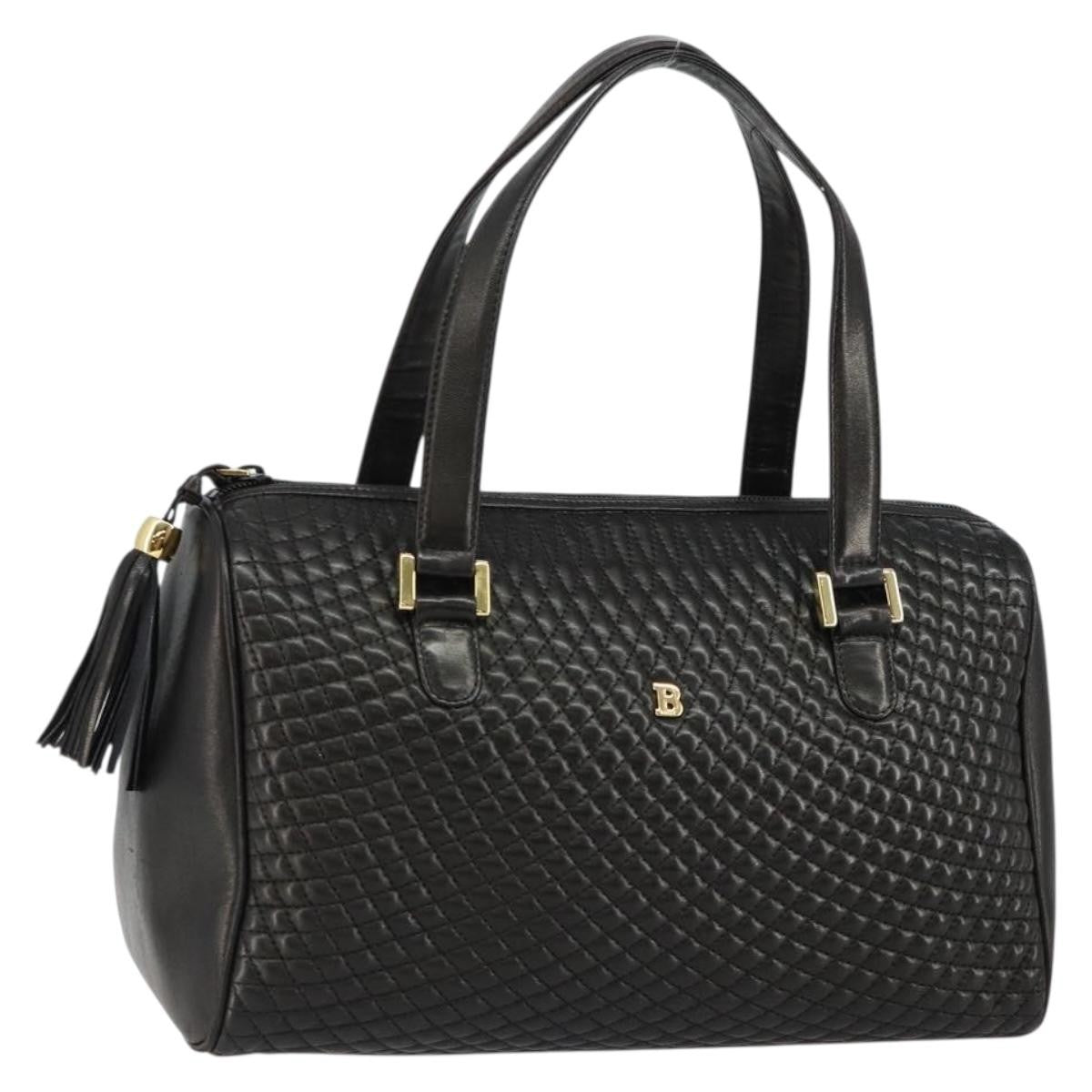 Bally Vintage Handbag Quilted Leather