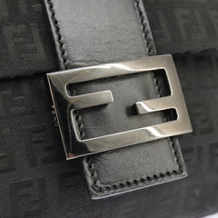 Fendi Mamma Baguette Shoulder Bag Canvas