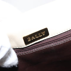 Bally Vintage Chain Shoulder Bag Quilted Leather