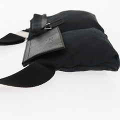 Gucci Vintage Double Belt Bag GG Canvas with Leather