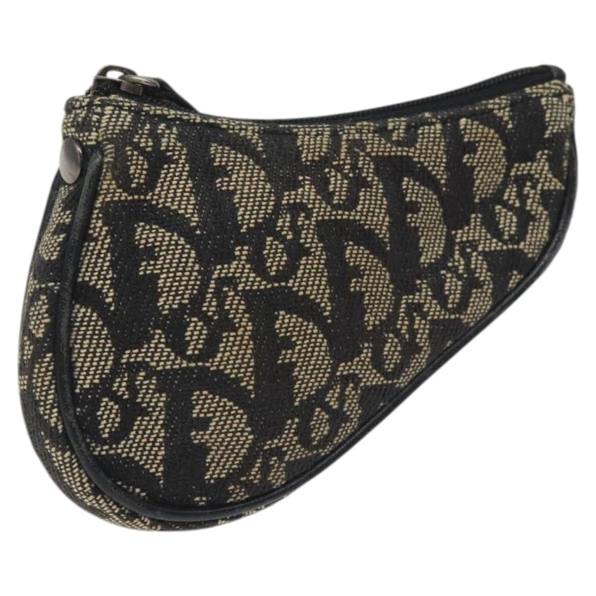 Christian Dior Saddle coin purse Trotter canvas