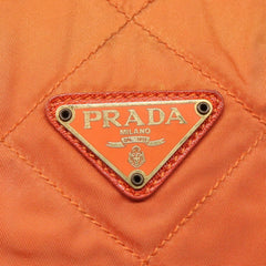 Prada Chain Shoulder Bag Quilted Tessuto