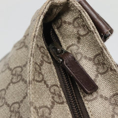 Gucci Zip Top Messenger Bag GG Coated Canvas