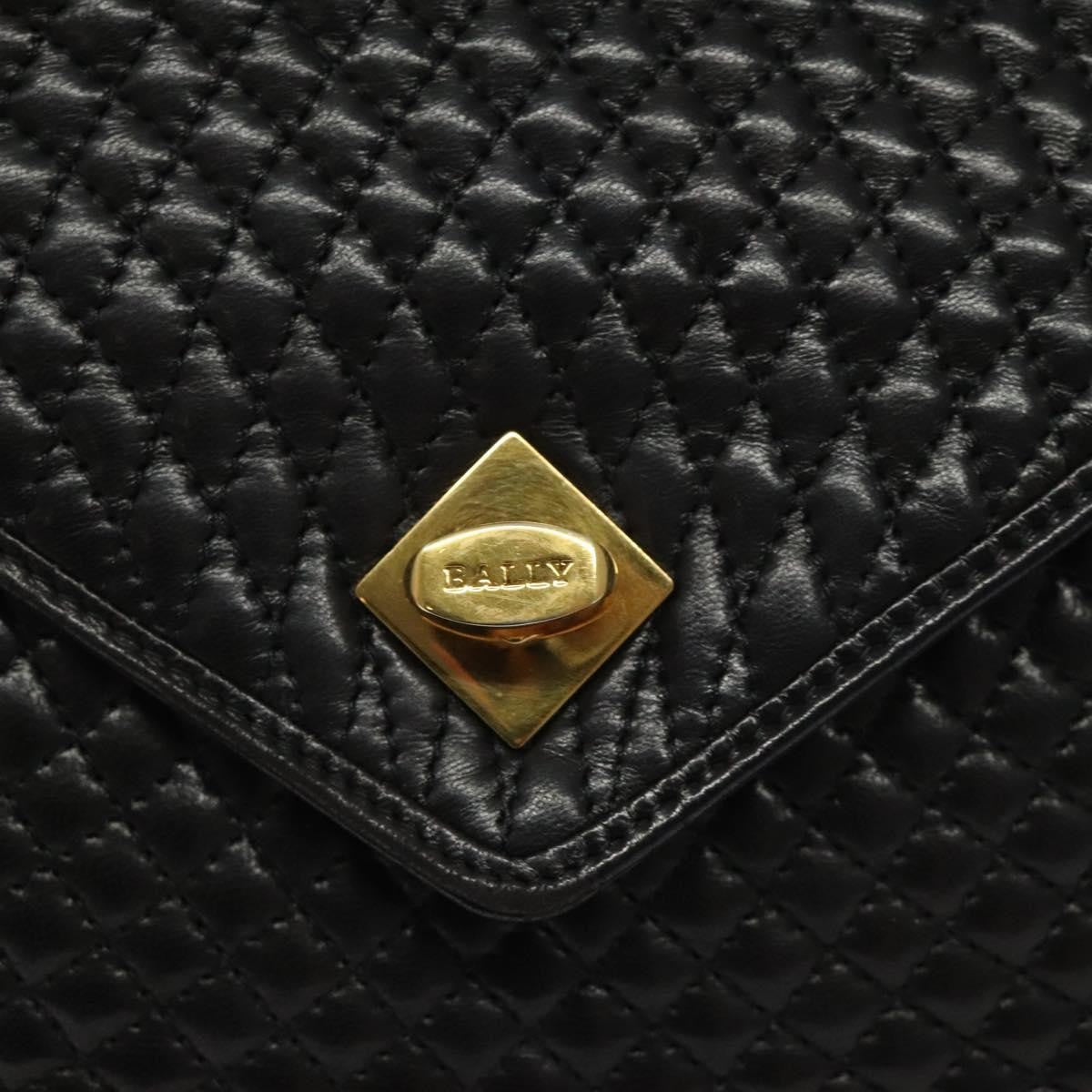 Bally Vintage Handbag Quilted Leather