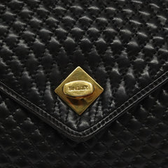 Bally Vintage Handbag Quilted Leather