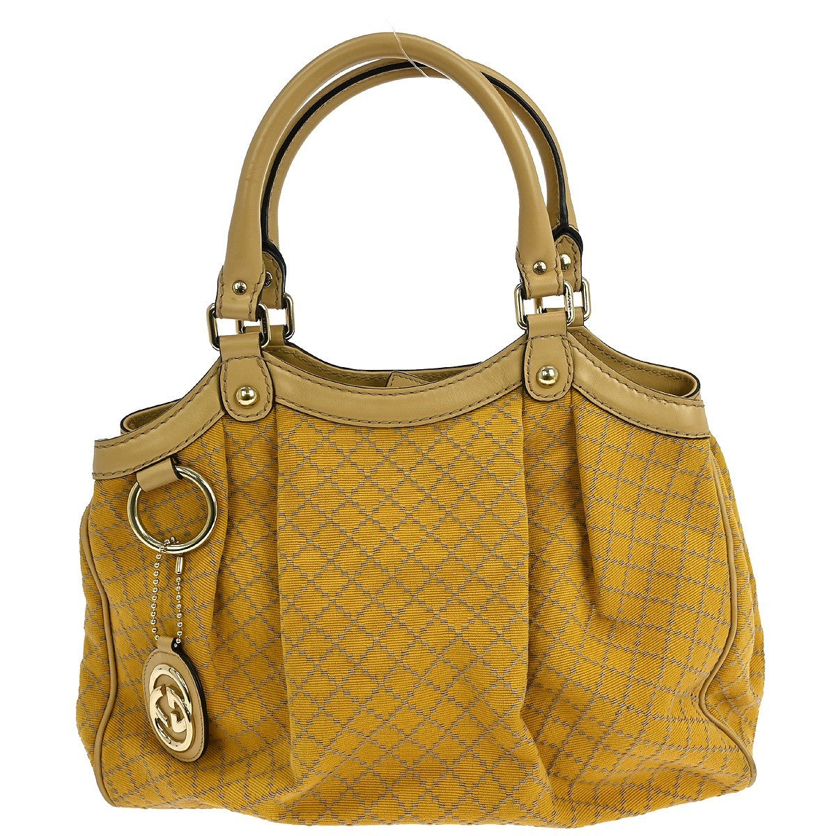 Gucci Sukey Tote GG Canvas with Leather
