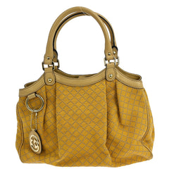 Gucci Sukey Tote GG Canvas with Leather