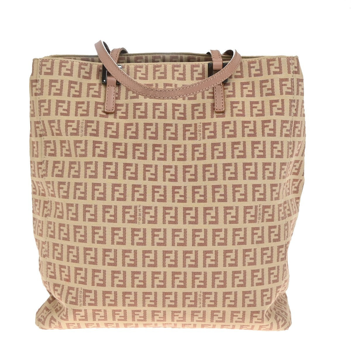 Fendi Shopping Tote Zucca Coated Canvas