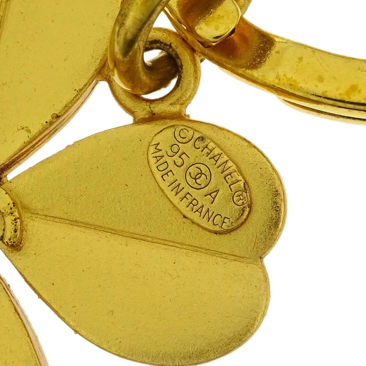 Chanel Vintage CC Keychain Metal