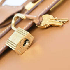 Hermes Kelly Handbag Brown Chamonix with Gold Hardware