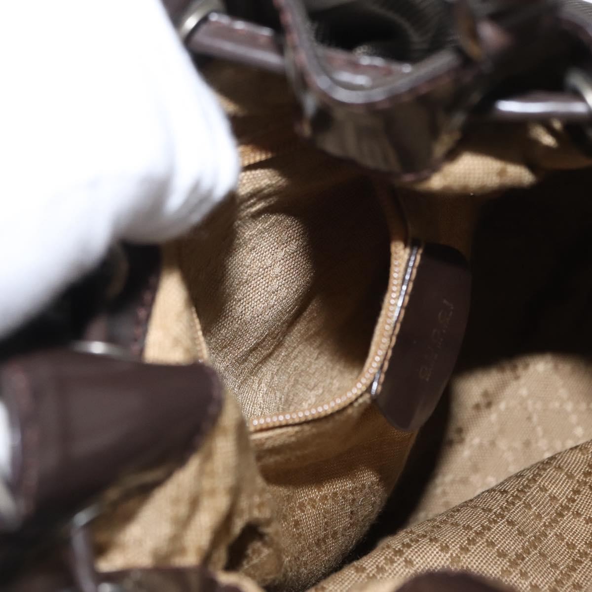 Gucci Vintage Bamboo Sling Backpack Nylon