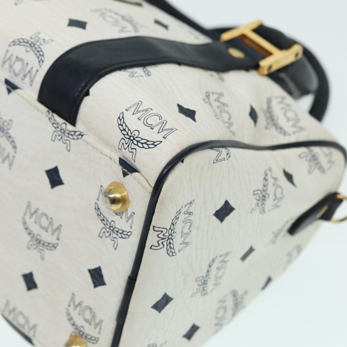 MCM Visetos logogramme Handbag Canvas and Leather