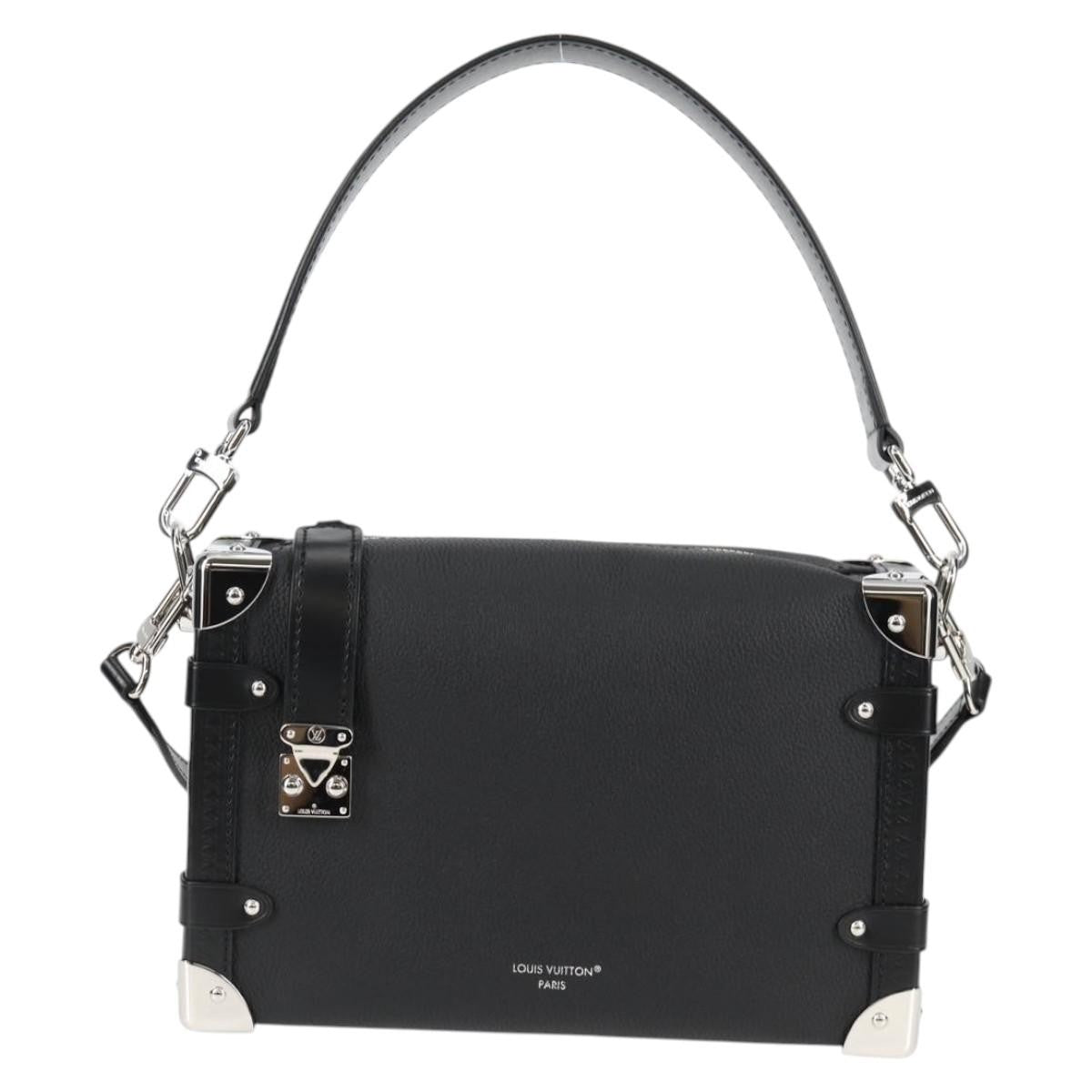 Louis Vuitton Side Trunk Handbag Taurillon Leather