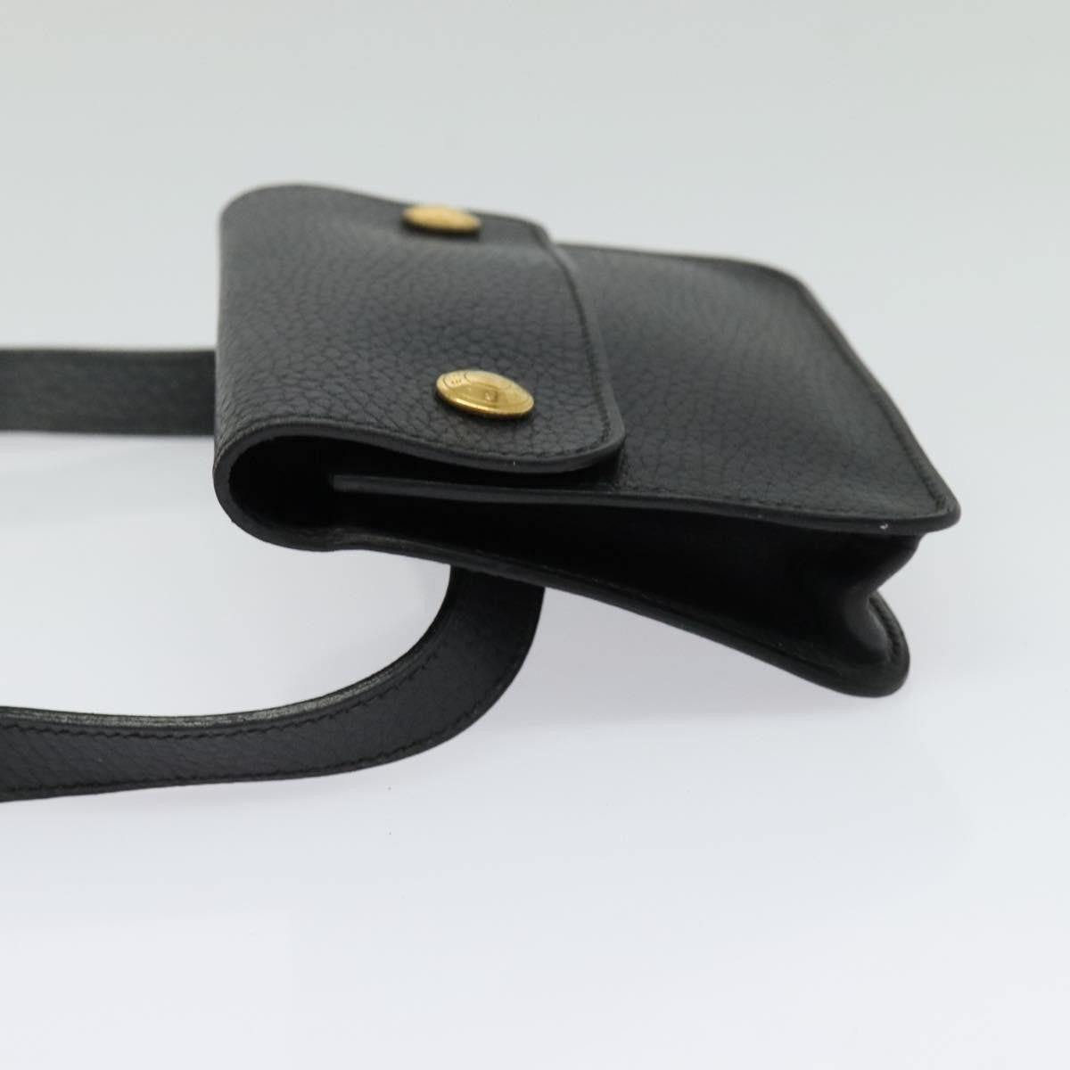 Hermes Pochette Green Waist Bag Leather