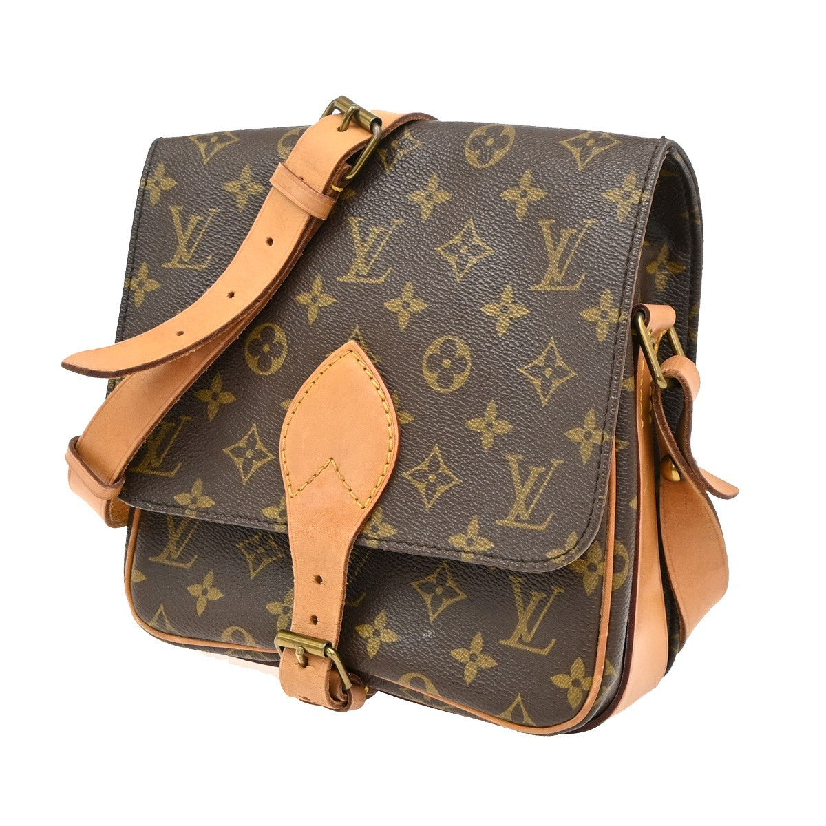 Louis Vuitton Cartouchiere Handbag Monogram Canvas