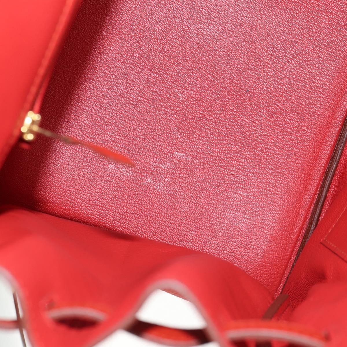 Hermes Birkin Handbag Red Togo with Gold Hardware