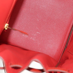 Hermes Birkin Handbag Red Togo with Gold Hardware