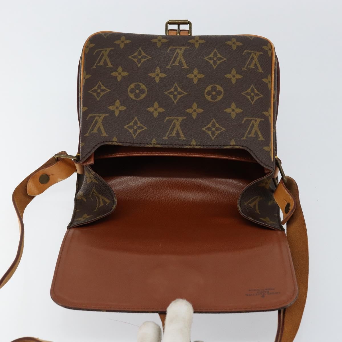 Louis Vuitton Cartouchiere Handbag Monogram Canvas